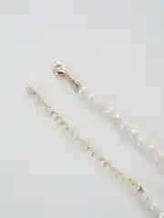 Серый металлик ожерелье из жемчуга, женское