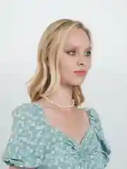 Белый ожерелье из жемчуга, женское