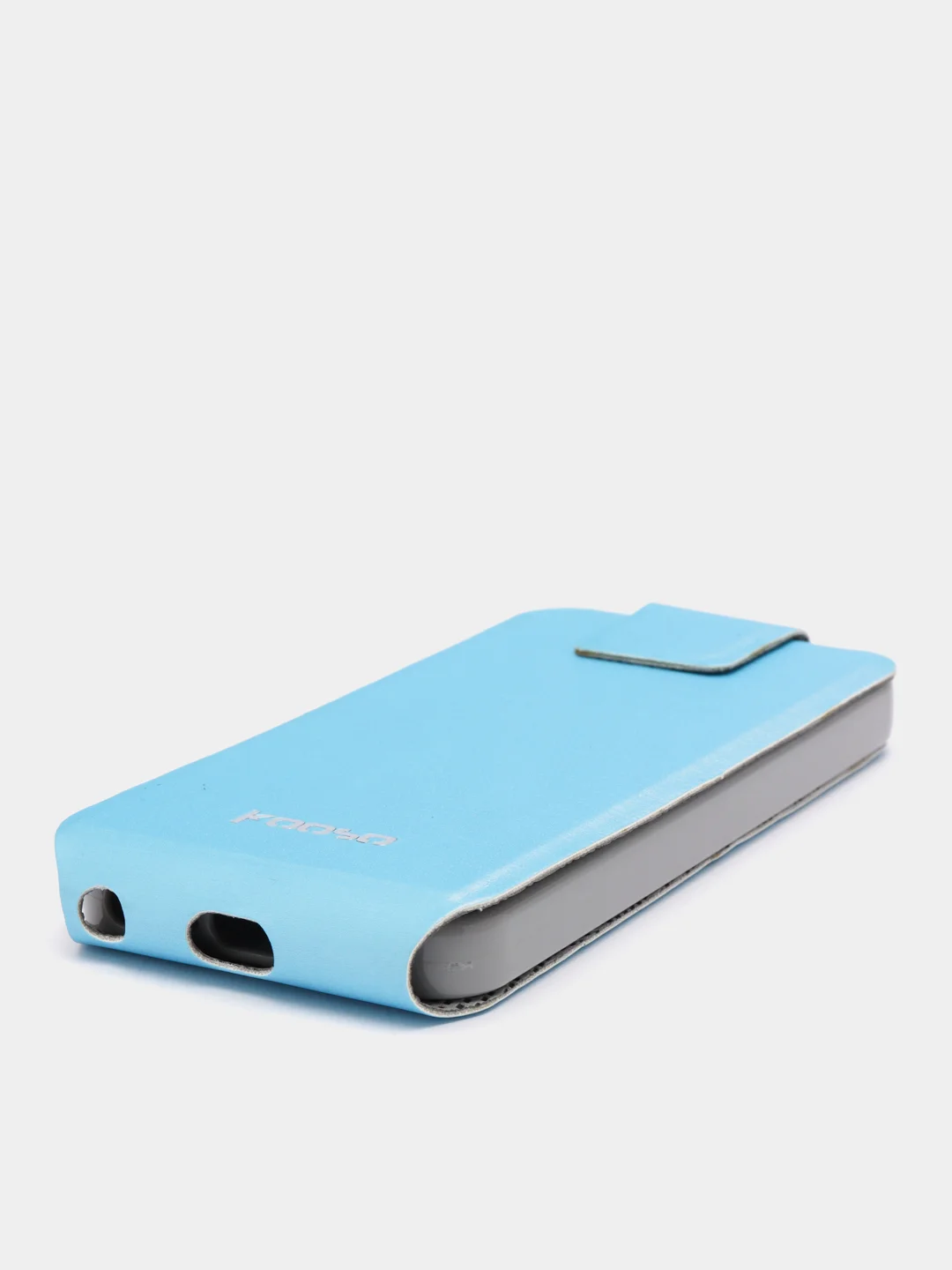 Голубой чехол-книжка для iPhone 5, 5S, SE