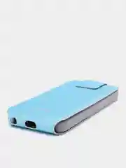 Голубой чехол-книжка для iPhone 5, 5S, SE