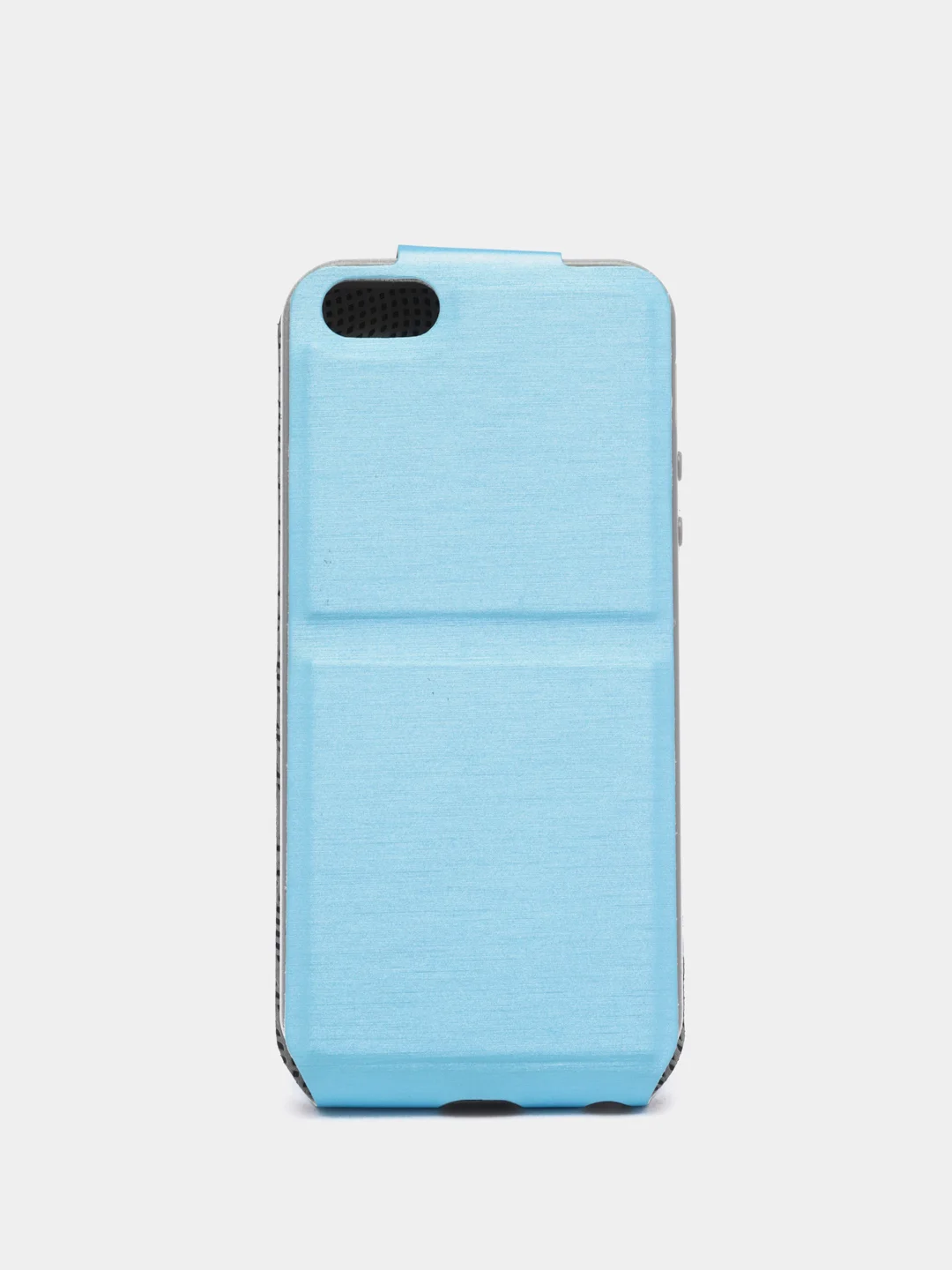 Голубой чехол-книжка для iPhone 5, 5S, SE