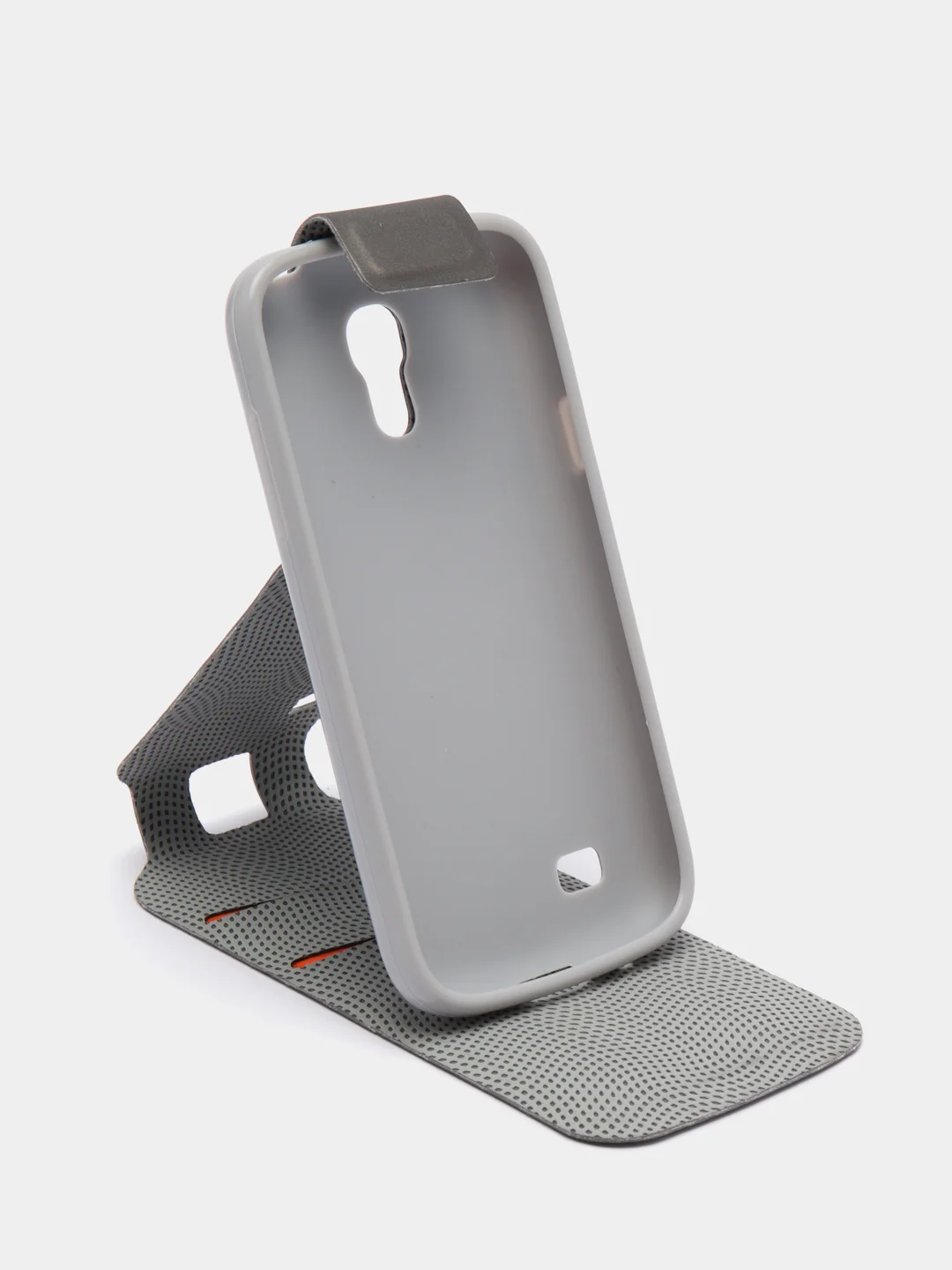 Хром чехол книжка для Samsung Galaxy S4 Mini