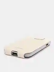 Белый чехол книжка для Samsung Galaxy S4