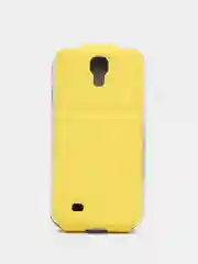 Желтый чехол книжка для Samsung Galaxy S4