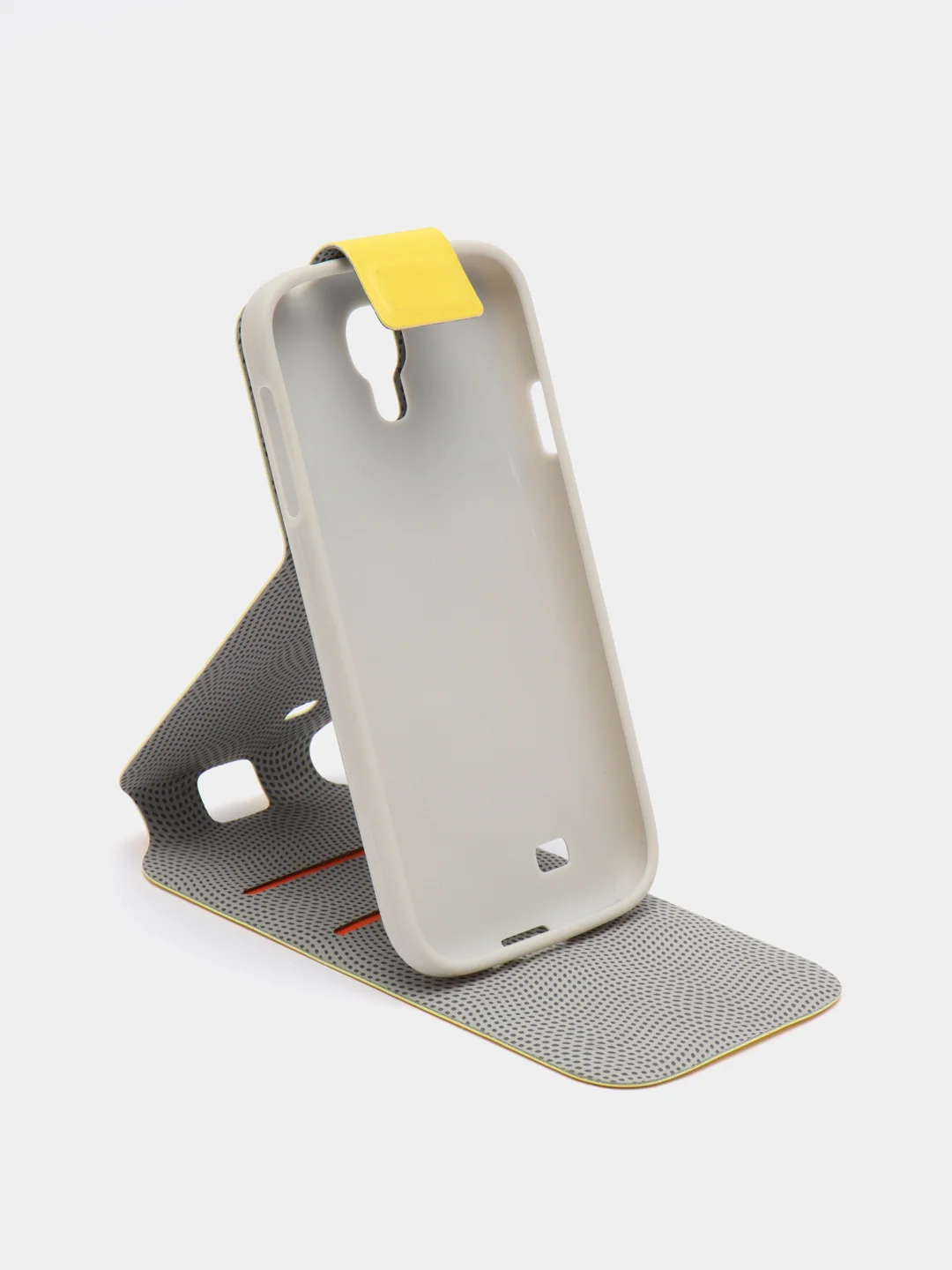 Желтый чехол книжка для Samsung Galaxy S4