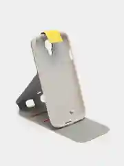 Желтый чехол книжка для Samsung Galaxy S4