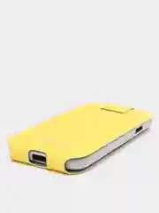 Желтый чехол книжка для Samsung Galaxy S4