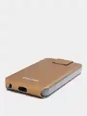 Бронзовый чехол-книжка для iPhone 5, 5S, SE