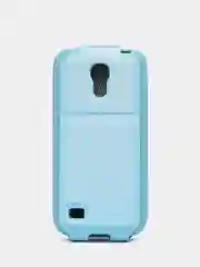 Голубой чехол книжка для Samsung Galaxy S4 Mini