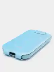 Голубой чехол книжка для Samsung Galaxy S4 Mini