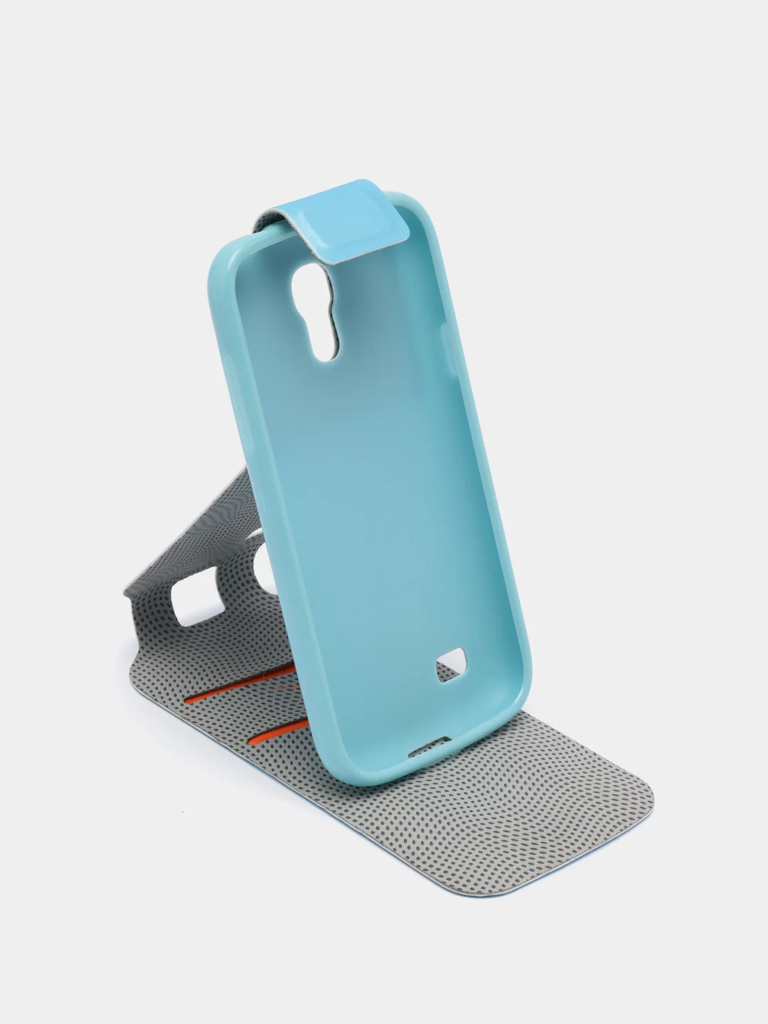 Голубой чехол книжка для Samsung Galaxy S4 Mini