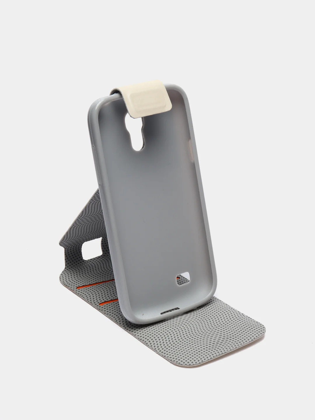 Белый чехол книжка для Samsung Galaxy S4 Mini