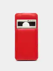 Красный чехол книжка Melkco Jacka ID Type для Apple iPhone 5/iPhone 5S/iPhone SE