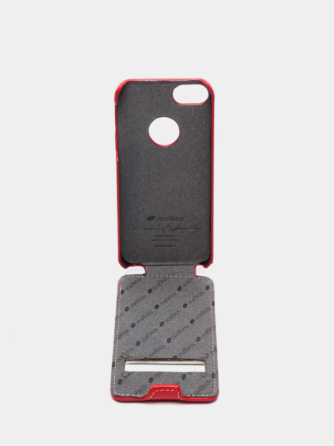 Красный чехол книжка Melkco Jacka ID Type для Apple iPhone 5/iPhone 5S/iPhone SE