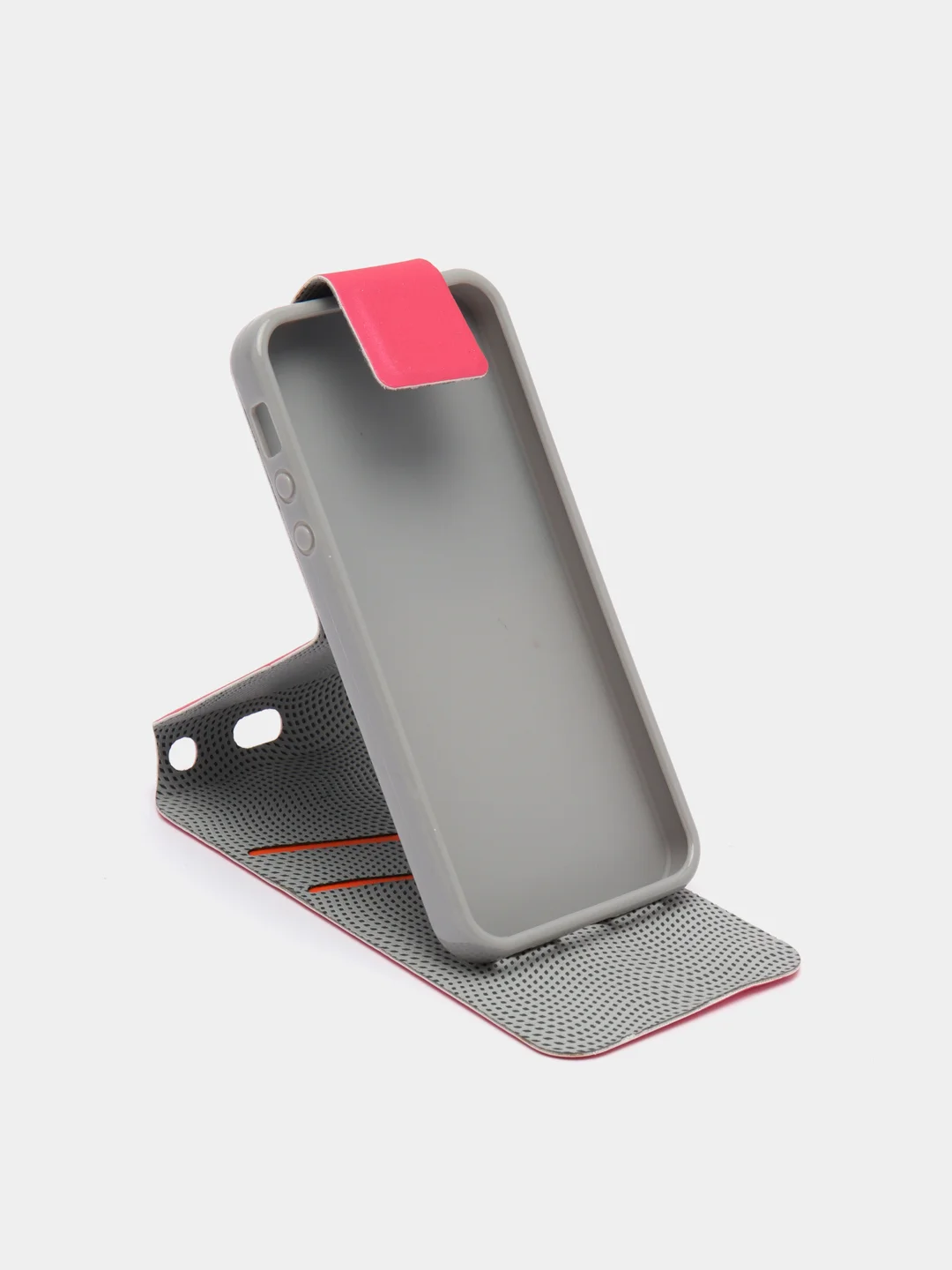 Вишнёвый чехол-книжка для iPhone 5, 5S, SE