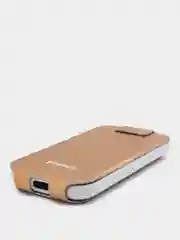 Бронзовый чехол книжка для Samsung Galaxy S4 Mini