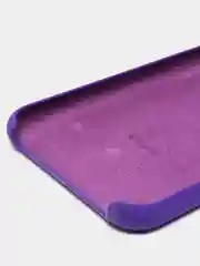 Фиолетовый чехол Silicone Case для iPhone XR, с открытым низом