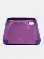 Фиолетовый чехол Silicone Case для iPhone XR, с открытым низом