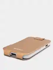 Бронзовый чехол книжка для Samsung Galaxy S4