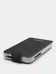 Черный чехол-книжка для iPhone 5, 5S, SE