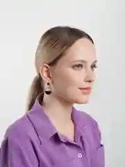 Черный серьги Jilo