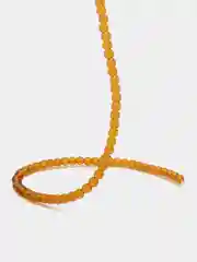 Карамельный бусины матовые стеклянные