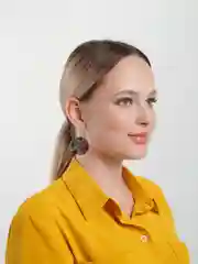 Серьги круглые