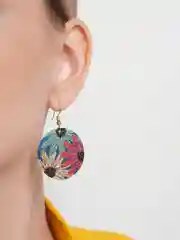 Серьги круглые