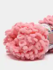 Розовый puffy Fine Alize пряжа маленькими петельками
