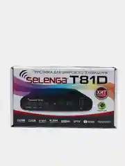 Приставка-ресивер для цифрового TV DVB-T2 Selenga T81D