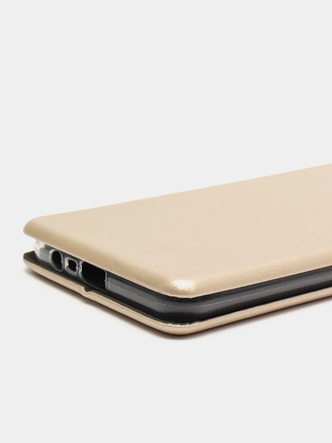 Золотой чехол-книжка для Realme C21 / C21Y, C3 / 5 / 6i, C30 / C30S / С31 / С33 / C35
