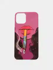 Розовый чехол iPhone 12 / 12 Pro, 12 Pro Max, 12 Mini чехол силиконовый с рисунком