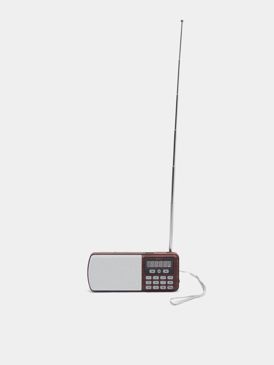 Коричневый радиоприемник цифровой Perfeo i120 Егерь FM+ 70-108МГц
