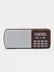 Коричневый радиоприемник цифровой Perfeo i120 Егерь FM+ 70-108МГц