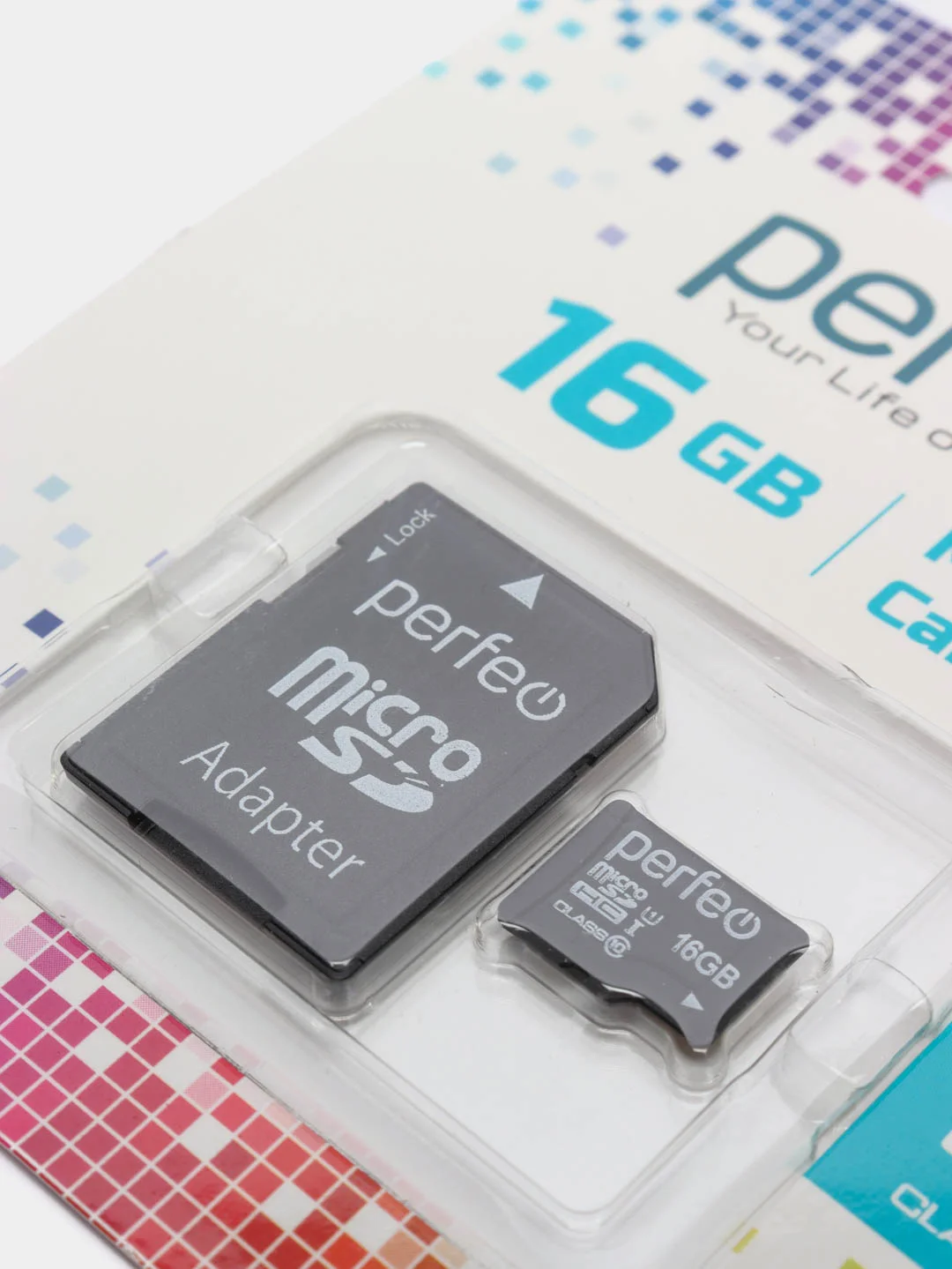 Карта памяти Perfeo microSD 4/8/16/32/64/128 GB с адаптером Class 10
