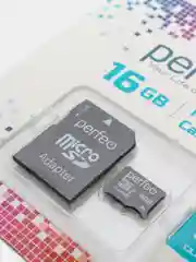 Карта памяти Perfeo microSD 4/8/16/32/64/128 GB с адаптером Class 10