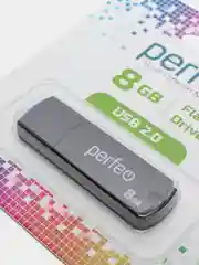 Синий флеш-накопитель Perfeo C05 4, 8, 16, 32, 64 Гб