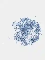 Лазурный бисер стеклянный/ Бисер для рукоделия и творчества