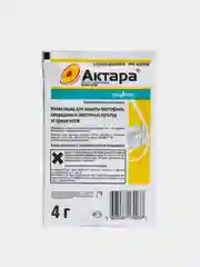 Средство от колорадского жука, тли, щитовок, белокрылки, червецов, ложнощитовок Актара, 4г