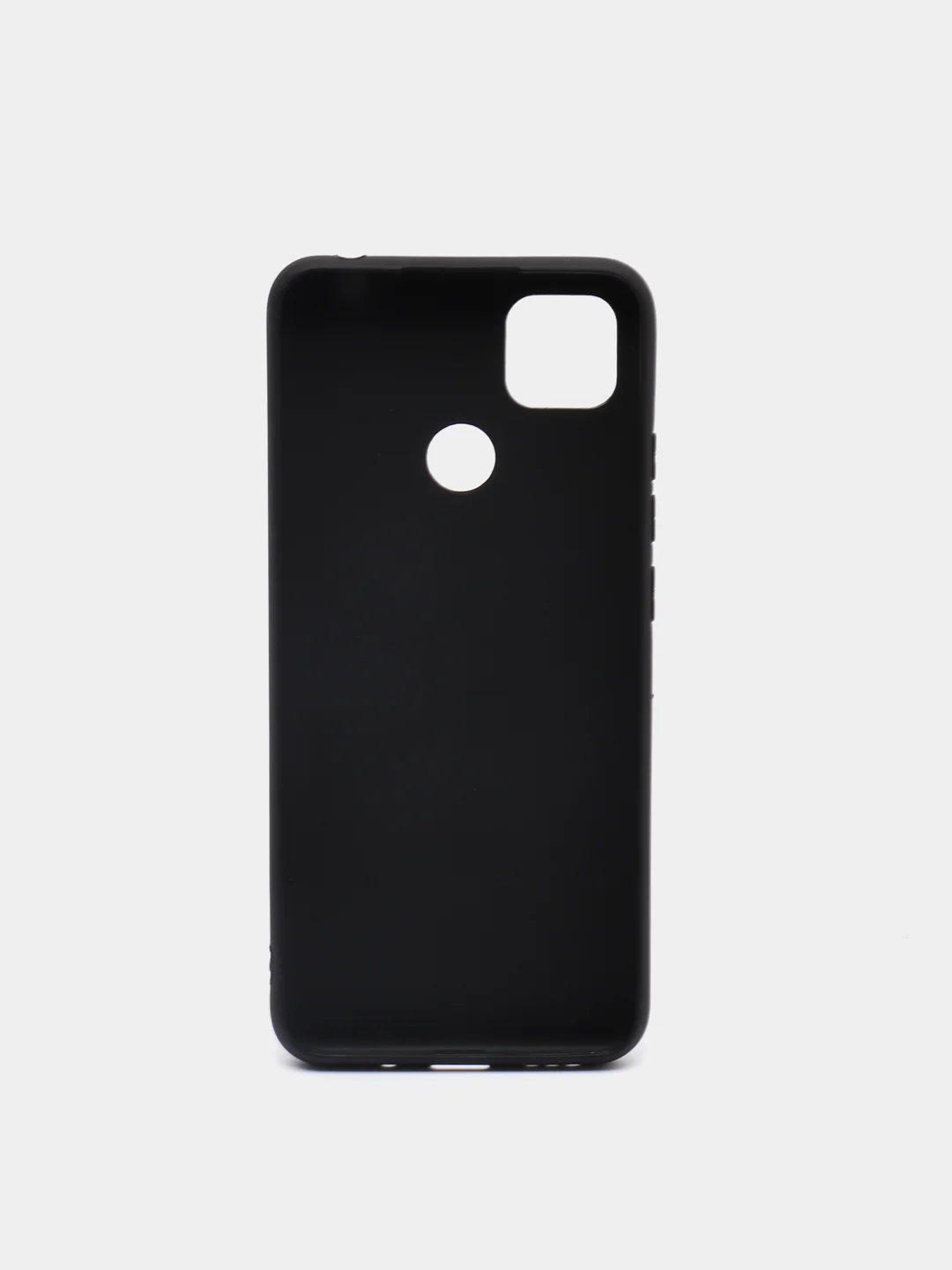 Чехол на Xiaomi Redmi 10A силиконовый, черный, матовый