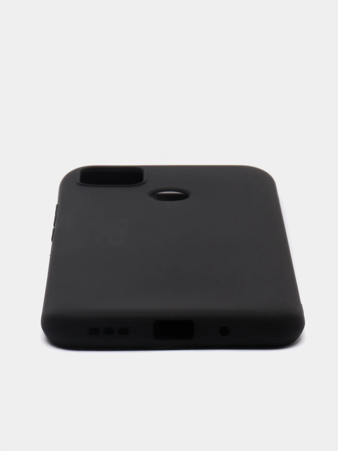 Чехол на Xiaomi Redmi 10A силиконовый, черный, матовый