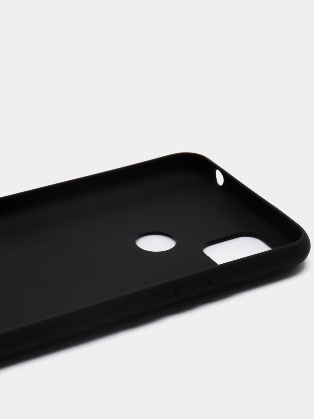 Чехол на Xiaomi Redmi 10A силиконовый, черный, матовый