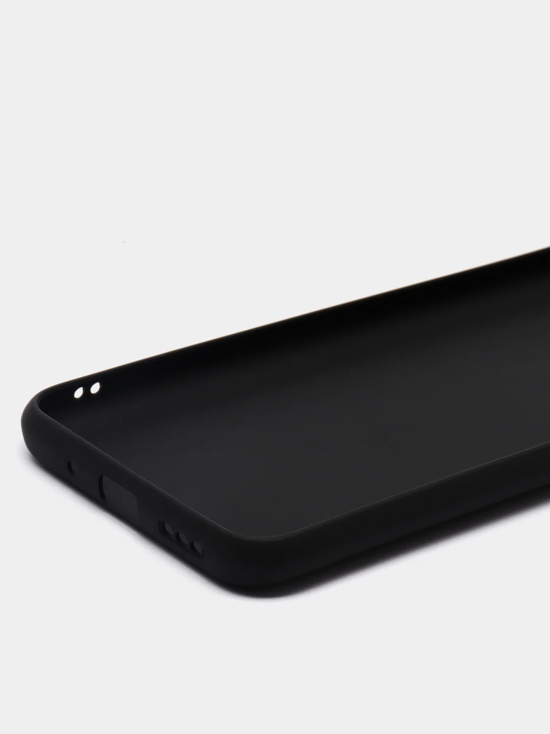 Чехол на Xiaomi Redmi 10A силиконовый, черный, матовый