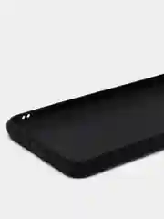 Чехол на Xiaomi Redmi 10A силиконовый, черный, матовый