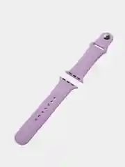 Лавандовый силиконовый ремешок для Apple Watch 3, 4, 5, 6, 7, SE на 38/42/40/44