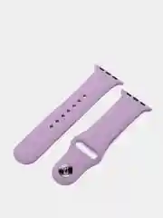 Лавандовый силиконовый ремешок для Apple Watch 3, 4, 5, 6, 7, SE на 38/42/40/44
