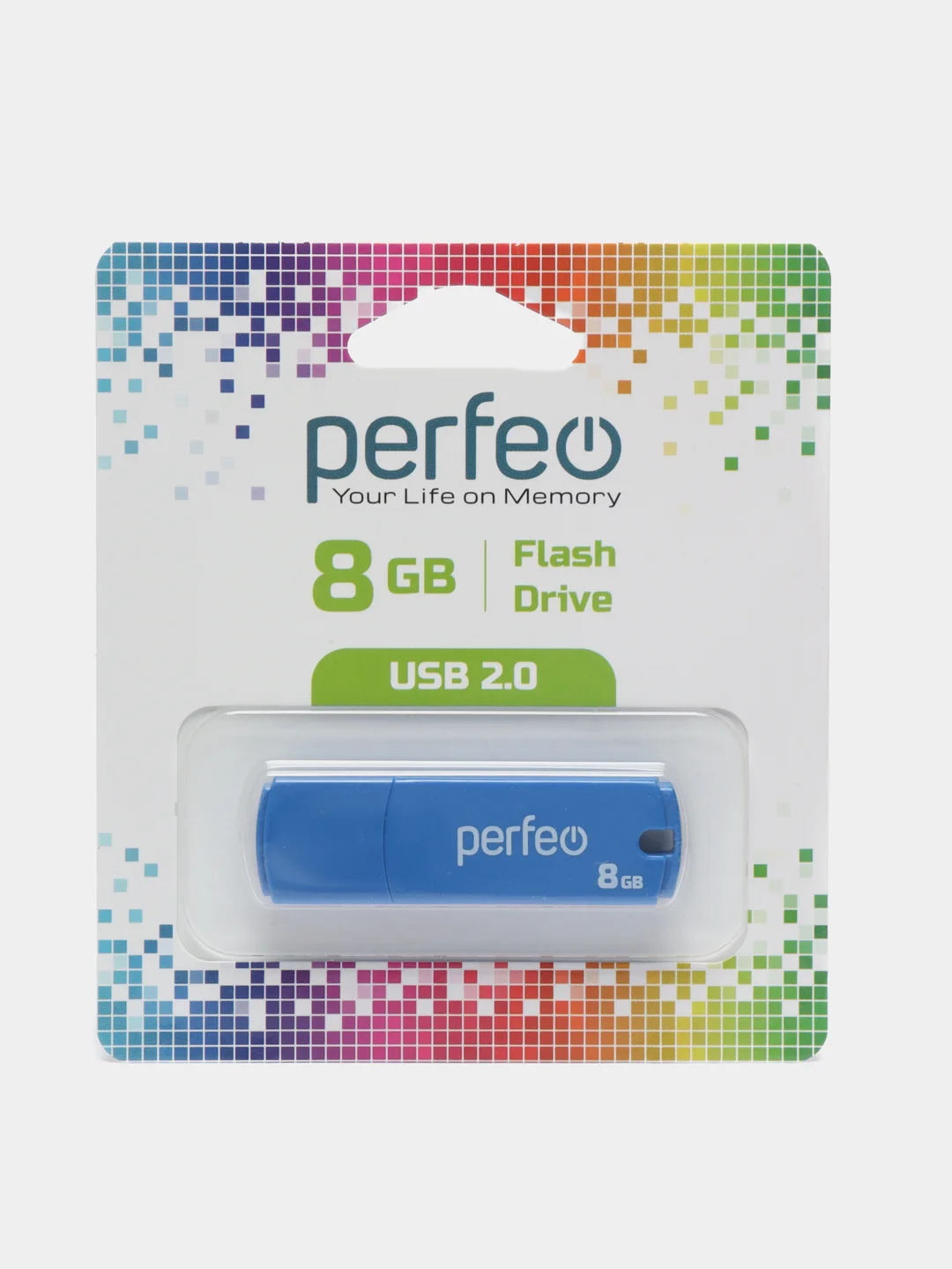 Синий флеш-накопитель Perfeo C05 4, 8, 16, 32, 64 Гб