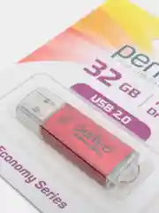 Красный флеш-накопитель Perfeo E01 economy series 4, 8, 16, 32, 64 Гб