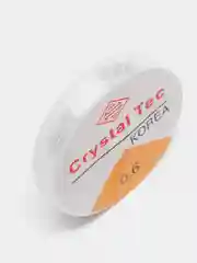 Силиконовая тонкая нить резинка для бисера, плетения, эластичная леска прозрачная спандекс
