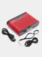 Бордовый радиоприемник цифровой Perfeo Тайга FM+ 66-108МГц